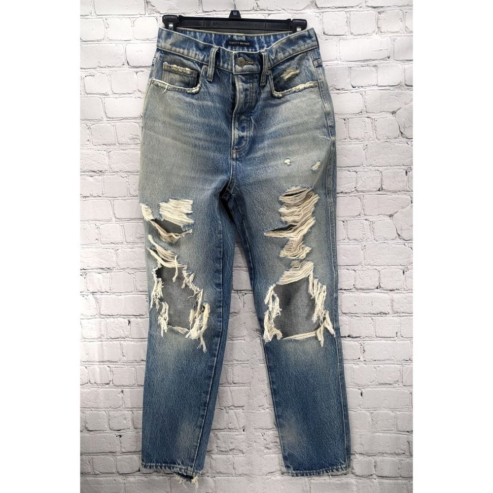 Lucky Brand Women's Distressed Denim Jeans Size 28